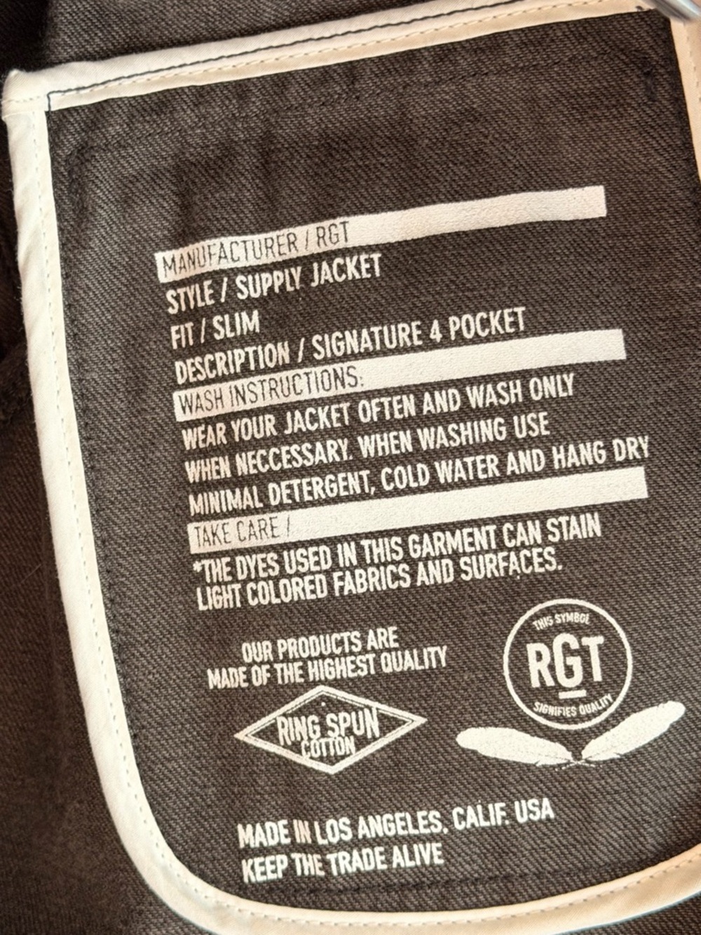 Rogue Territory Supply Jacket // Stealth Black Size Large - Picture 3 of 5